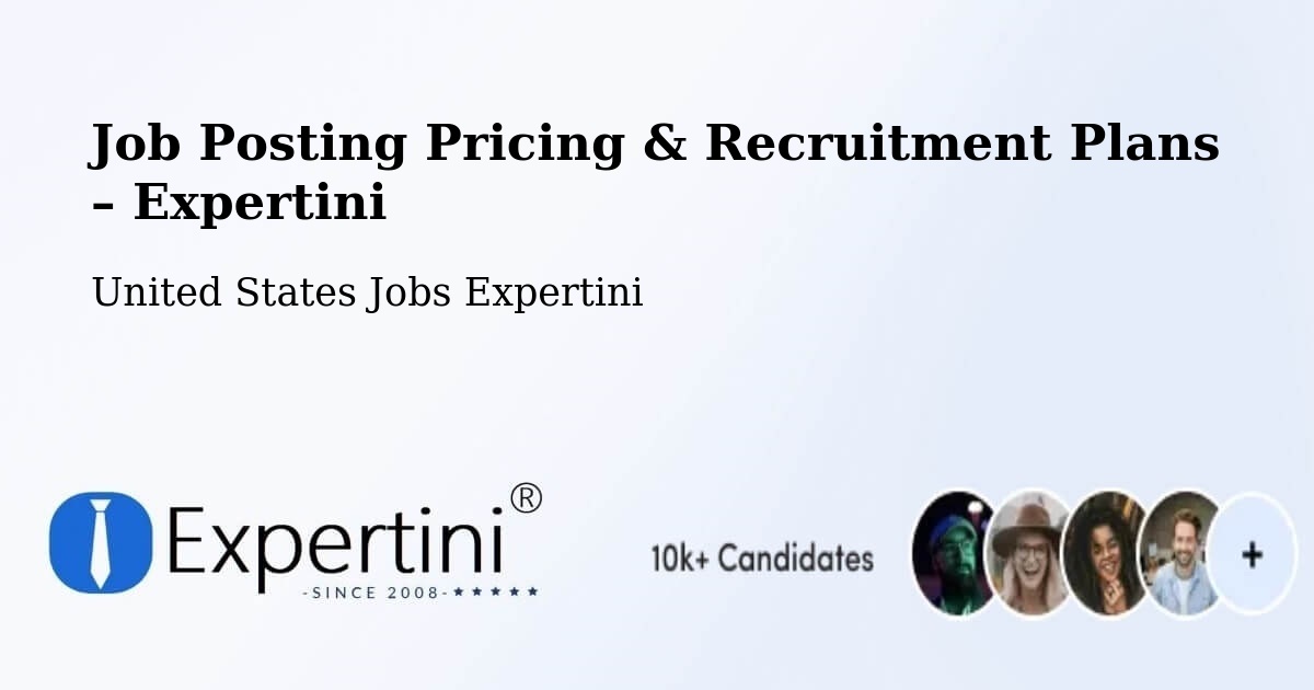 Job Posting Pricing & Recruitment Plans – De Forest - De Forest, United States Jobs Expertini
