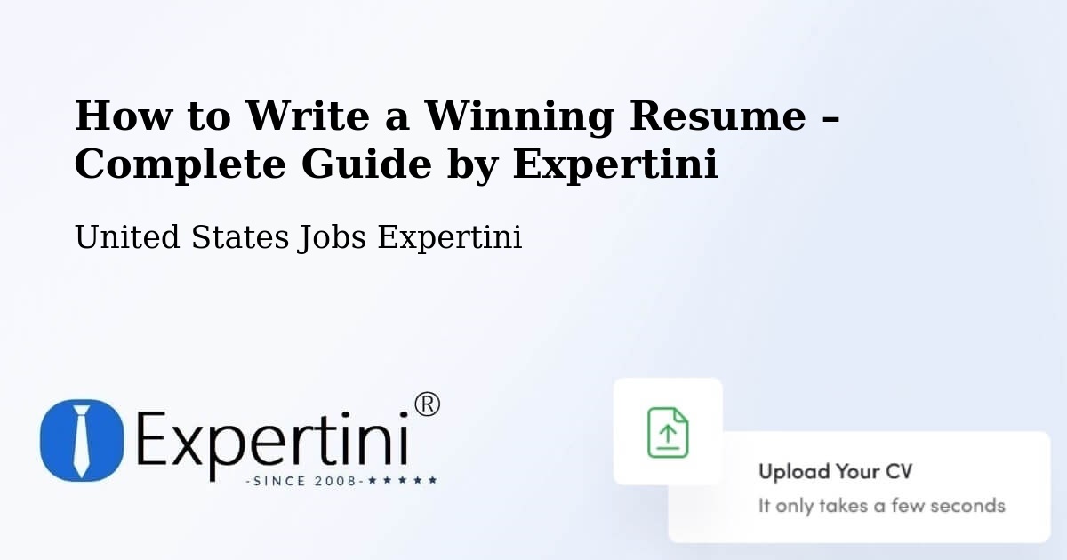 Resume Writing Guide for Job Seekers – De Forest - De Forest, United States Jobs Expertini